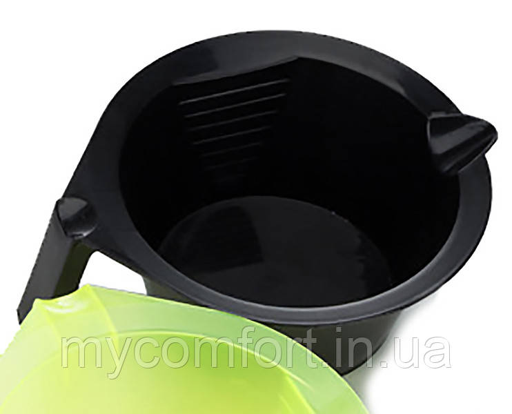 Avadona MasterColor чорна миска для фарби зі зручною ручкою