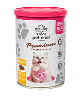 Pet Chef консерва для котів 415 г (курка)