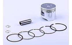 Поршневий комплект 52,00 мм ТАТА на двигун 110СС мопеда Актив/Дельта/Альфа, к-т: 9 одиниць