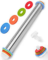 Металева качалка для тіста з регулюванням товщини тіста