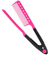 Avadona Magic Straight Гребінець-гребінець для ідеального випрямлення волосся, ніжно-рожева