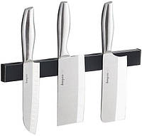 Магнітний настінний тримач для ножів та інструментів MADORU, 400 мм, чорний