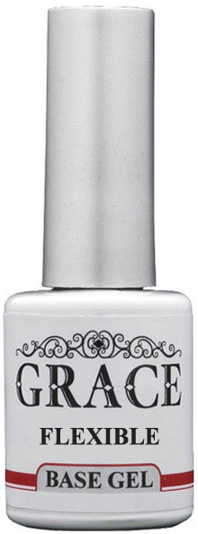 Каучукова основа, база для гель-лаку Грейс Grace Flexible Rubber Base Gel 8 мл, фото 1
