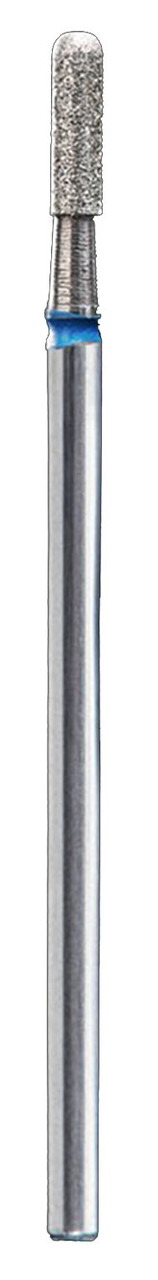 Фреза алмазна циліндр закруглений синя 2,3 мм/р.частина 8 мм, фото 1