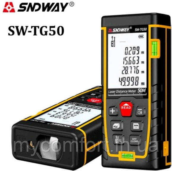 Лазерний далекомір Sndway SW-M50 точність і зручність вимірювань