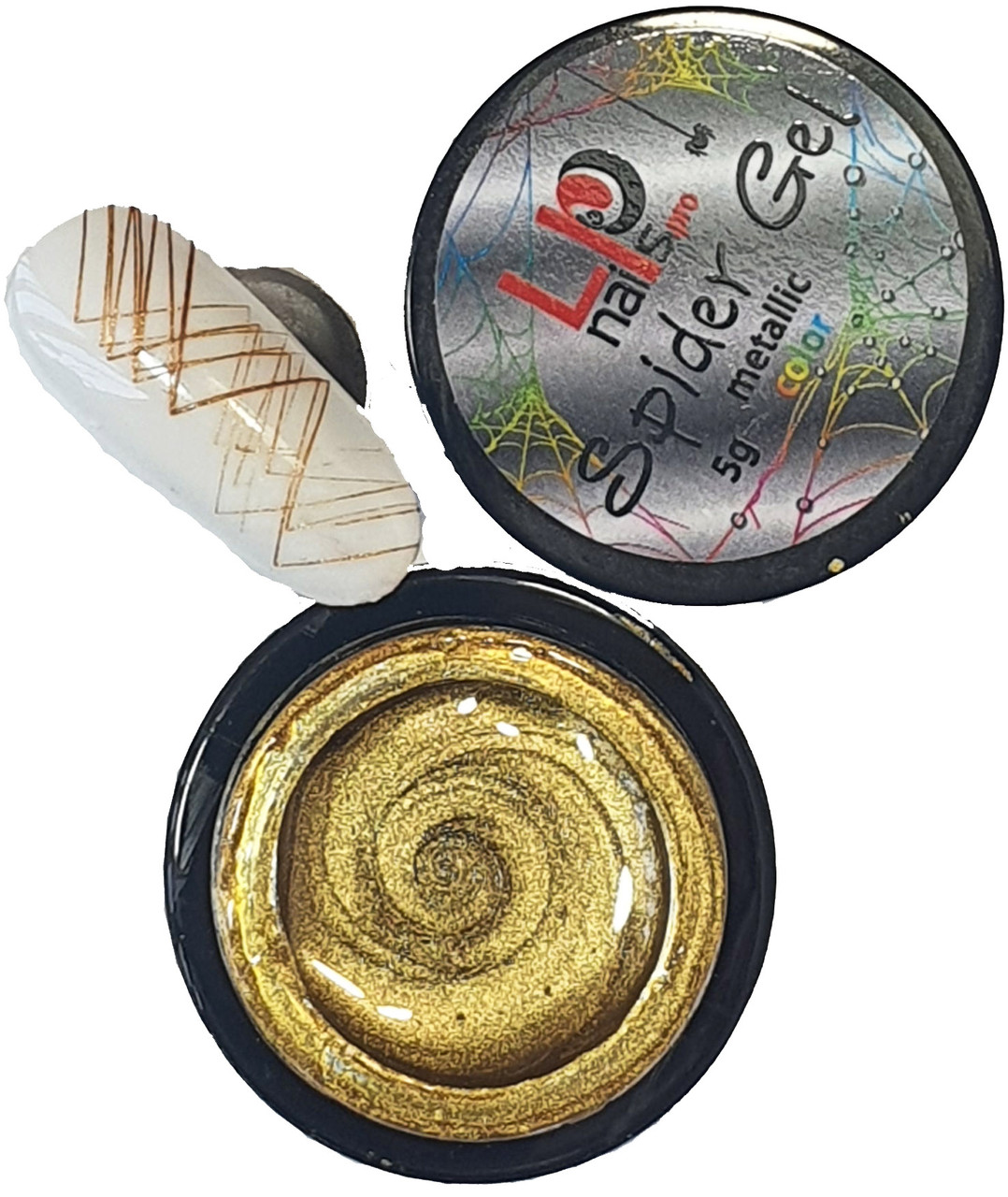 Пігментний гель Spider Gel №3 Lpnails, об'єм 5 мл, фото 1