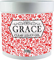 GRACE Покращений Прозорий 2-х Фазний LED/UV Гель, 300 грам