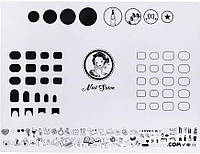 Стемпінг. Силіконовий килимок Lpnails серія А. Поліпшена версія.