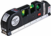 Лазерний рівень Fixit Laser Level PRO 3 з рідинним нівеліром, вбудованою рулеткою та лінійкою, фото 4