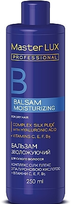 Зволожуючий бальзам для сухого волосся Master Lux MOISTURIZING 250 мл, фото 1