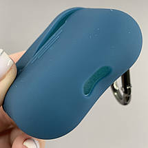 Чохол для AirPods 3 силіконовий футляр з карабіном чохол для навушників аірподс 3 зелений cvr, фото 5