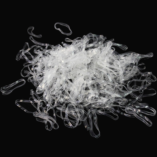 Avadona невидимі силіконові гумки для волосся, 150 шт - без слідів, ідеальне утримання, фото 1