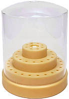 Кругла підставка для фрез LPnails на 48 насадок для зручного зберігання та організації інструментів