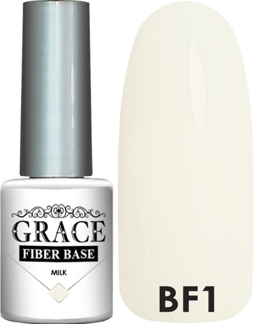 Основа, база для гель-лаку Грейс GRACE Base Fiber Milk 8 мл, фото 1