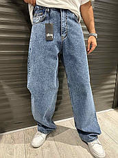 Чоловічі широкі джинси Baggy Stussy Big Boy темно-сірі джинси Баггі Туреччина, фото 5