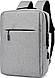 Міський рюкзак MADORU для ноутбука, сірий, фото 2