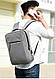 Міський рюкзак MADORU для ноутбука, сірий, фото 8