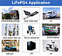 Акумулятор LiFePO4 EASUN 24V 100Ah 2560Wh з вбудованою BMS, фото 6