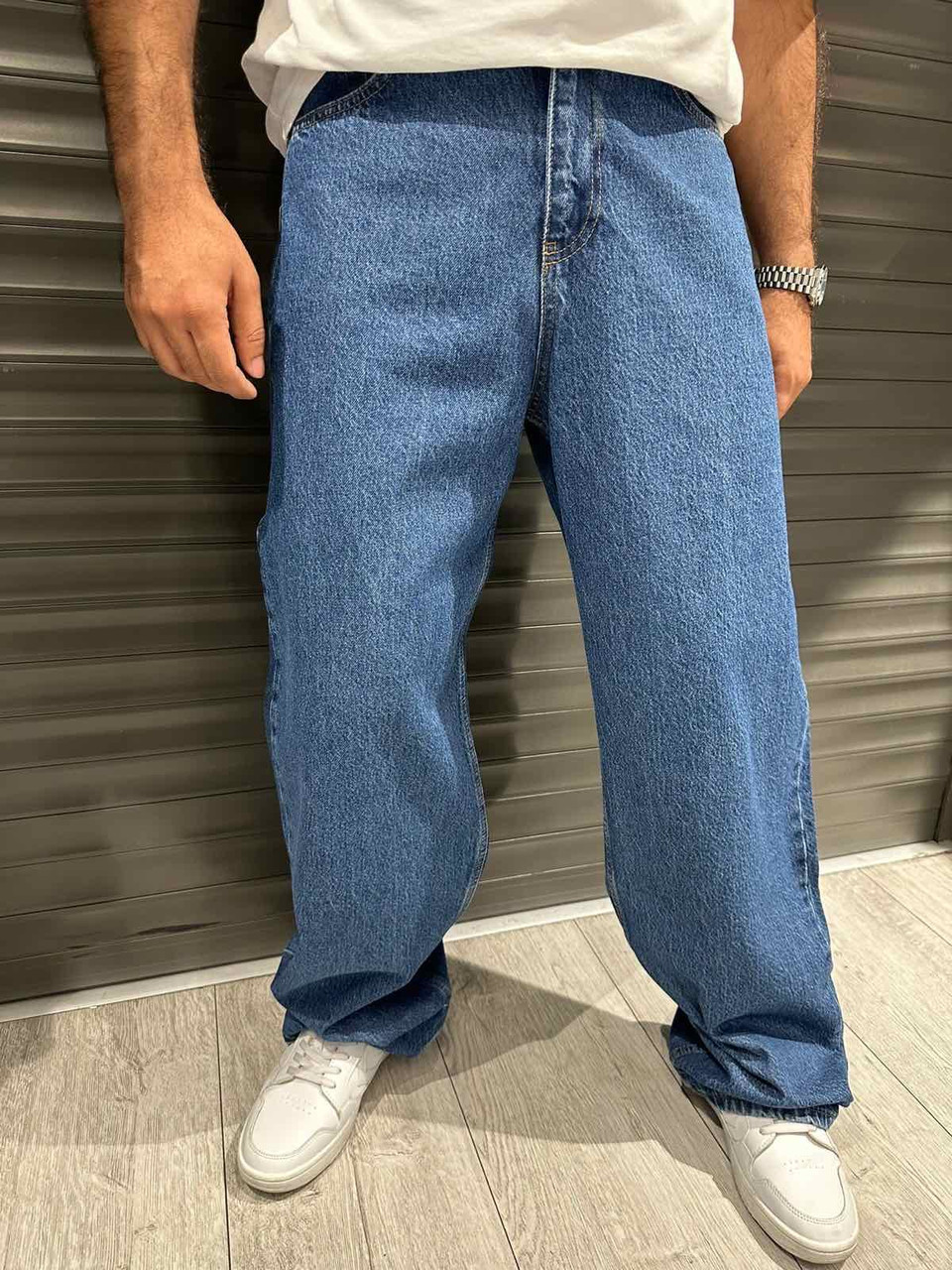 Чоловічі широкі джинси Baggy Big Boy Stussy джинси Багі сині Туреччина
