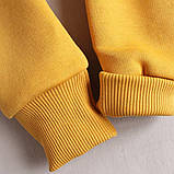 Дитячий теплий ромпер медового кольору, фото 3