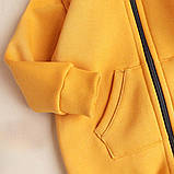 Дитячий теплий ромпер медового кольору, фото 4