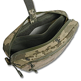 Сумка-напашник M Kiborg з балістичним пакетом 1 клас захисту Militex GU Сordura Pixel, фото 4