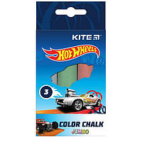 Крейда кольорова Kite Hot Wheels Jumbo 3 кольори