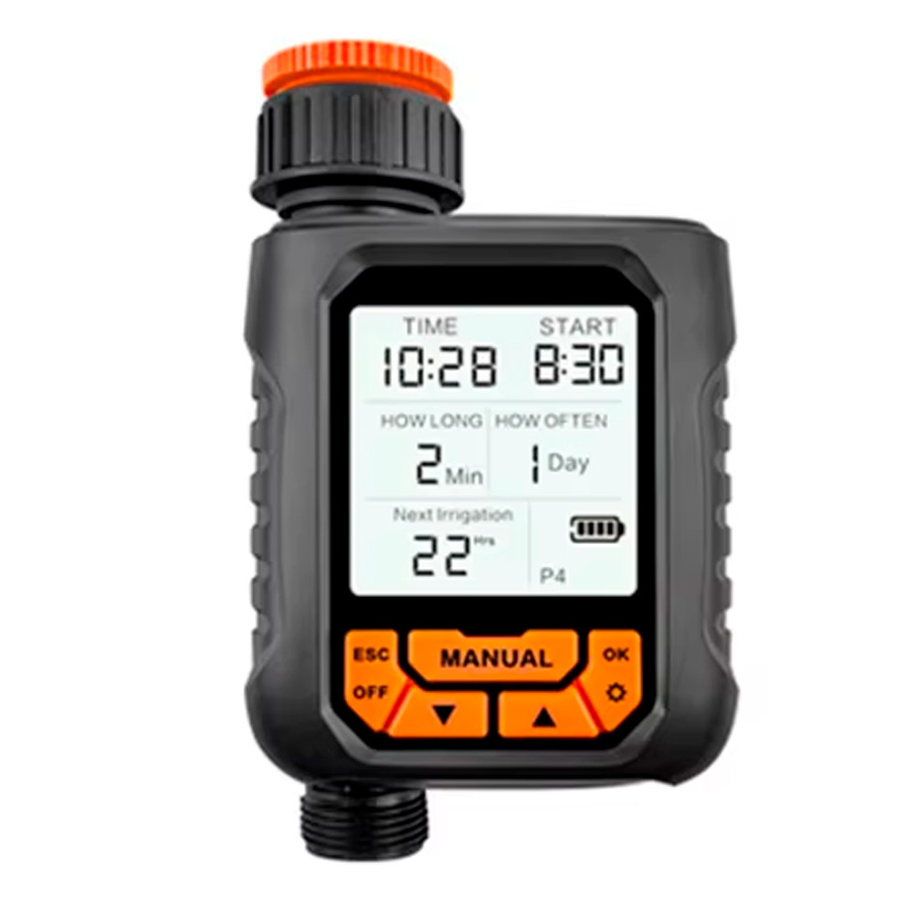 Програмований цифровий автоматичний Таймер Rain Seer Large Подачі Води IPX5 з LCD екраном для садових рослин, газонів і квітів,, фото 1