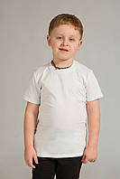 Футболка для хлопчиків Мальта 25/Д057-17 122 см. Біла