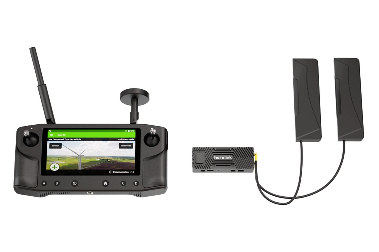 Апаратура управління FPV HEX Herelink v2 1080p для передачі FPV HD-відео для безпілотників дронів літаків amc, фото 1