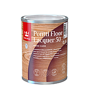 Лак для підлоги TIKKURILA PONTTI FLOOR 50 (ТІККУРІЛА ПОНТТІ ФЛОР) 0.9л напівглянцевий