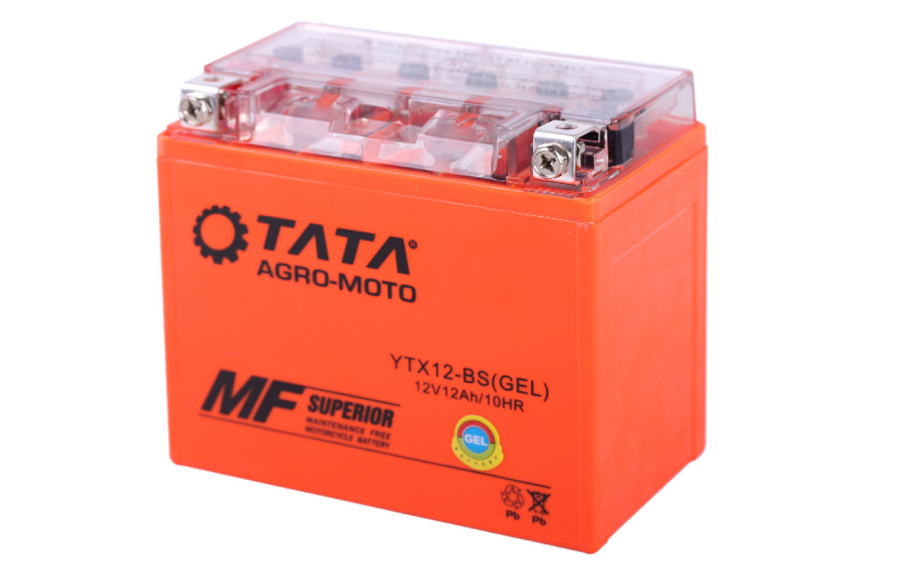 Акумулятор АH UTX12-BS OUTDO гелевий 12(10) 150*87*130mm помаранчевий, фото 1