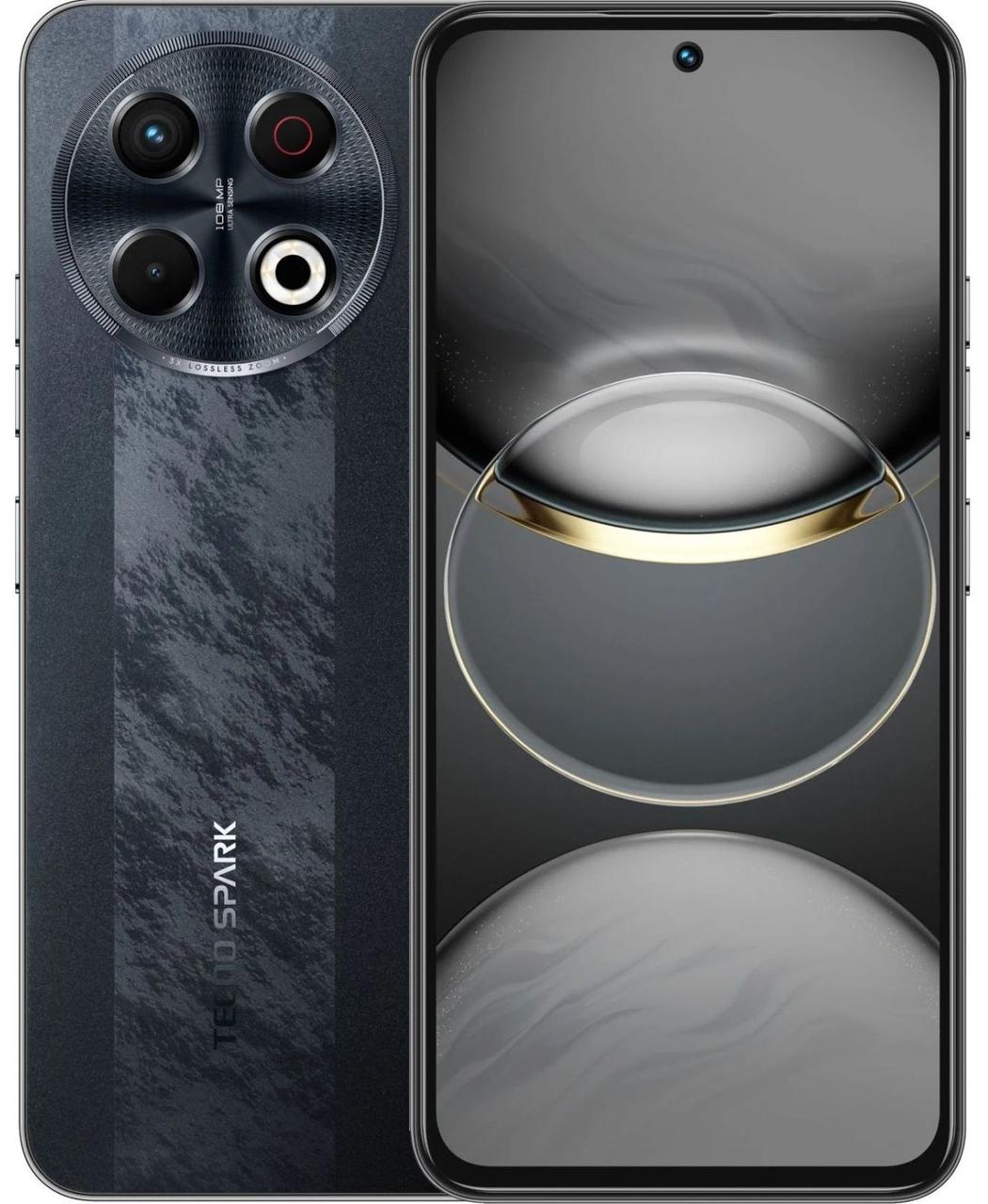Смартфон Tecno Spark 30 Pro (KL7) 8/256Gb Obsidian Edge (4894947047442) UA UCRF