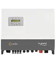 Гібридний інвертор трифазний, 10 кВт, Solis RHI-3P10K-HVES-5G, 2 MPPT, IP65 (високовольтний)