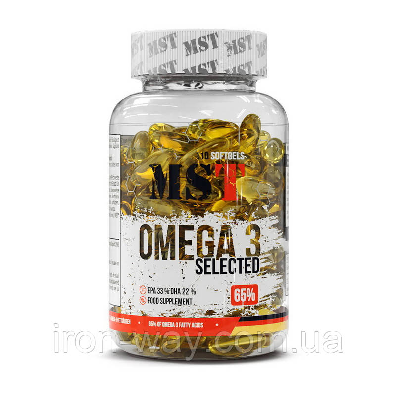 MST Omega 3 Selected (110 softgels), фото 1