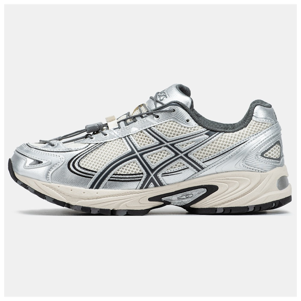 Чоловічі кросівки Asics Gel-Kahana TR V4 Silver Beige, сріблясті шкіряні кросівки асікс гель кахана тр в4