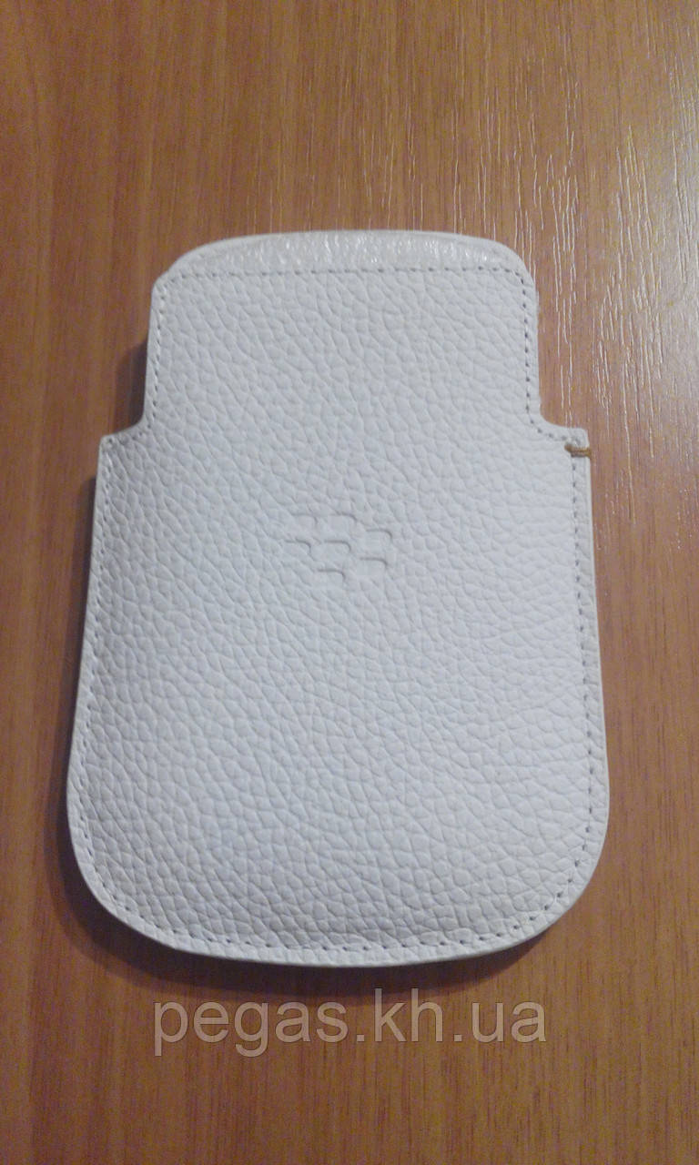 Шкіряний чохол для Blackberry Q10. Білий