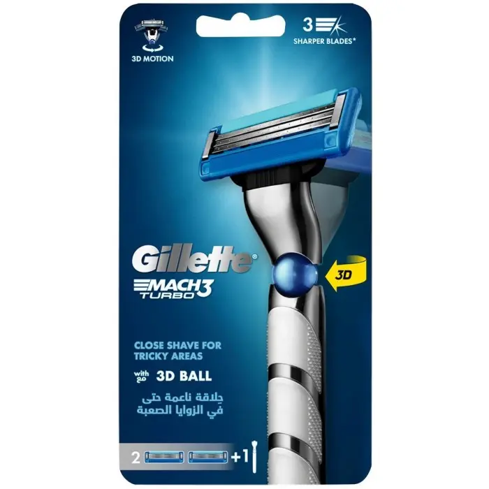 Станок Gillette Mach3 Turbo (2), фото 1