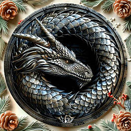 Монета із зображенням Драконів і чудовиськ