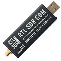 Плата приймач SDR, SDR, 500кГц-1.76ГГц, АЦП 8бит, RTL2832U R828D, RTL-SDR V4