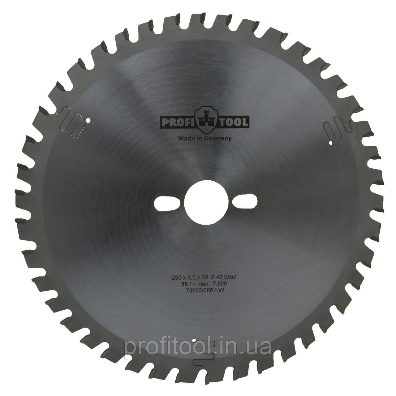 Диск пиляльний PROFITOOL - 250х3,0х2,0х30 мм Z=42, S-WZ (Super-ATB) (2125009)