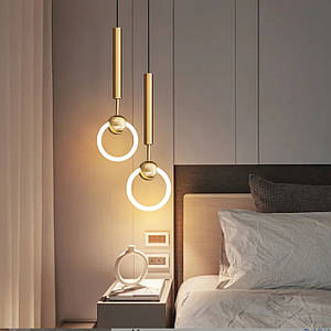 Led-Підвіс зі світлодіодним колом у латунному корпусі D 18/1 AB