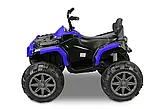 Квадроцикл дитячий (2 мотори по 45W, акум 12V7AH, МР3, підсвічування) Just Drive QUAD Q2 Blue Синій, фото 4