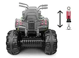 Квадроцикл дитячий (2 мотори по 45W, акум 12V7AH, МР3, підсвічування) Just Drive QUAD Q2 Blue Синій, фото 9