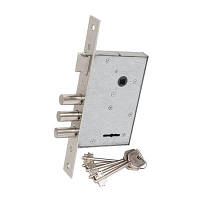 Замок сувальдний Bruno BR-77 нікель