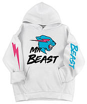 Толстовка на флісі MrBEAST 134, 140, 146, 158, 164 | Мерч MrBEAST для дітей і підлітків