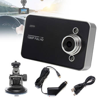 Автомобільний відеореєстратор DVR X-3 K6000, Full HD, (2,7'') / Автореєстратор на присосці