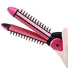 Плойка 3 в 1 Domotec MS 4906 / Стайлер для волосся / Щипці для вирівнювання волосся, фото 4