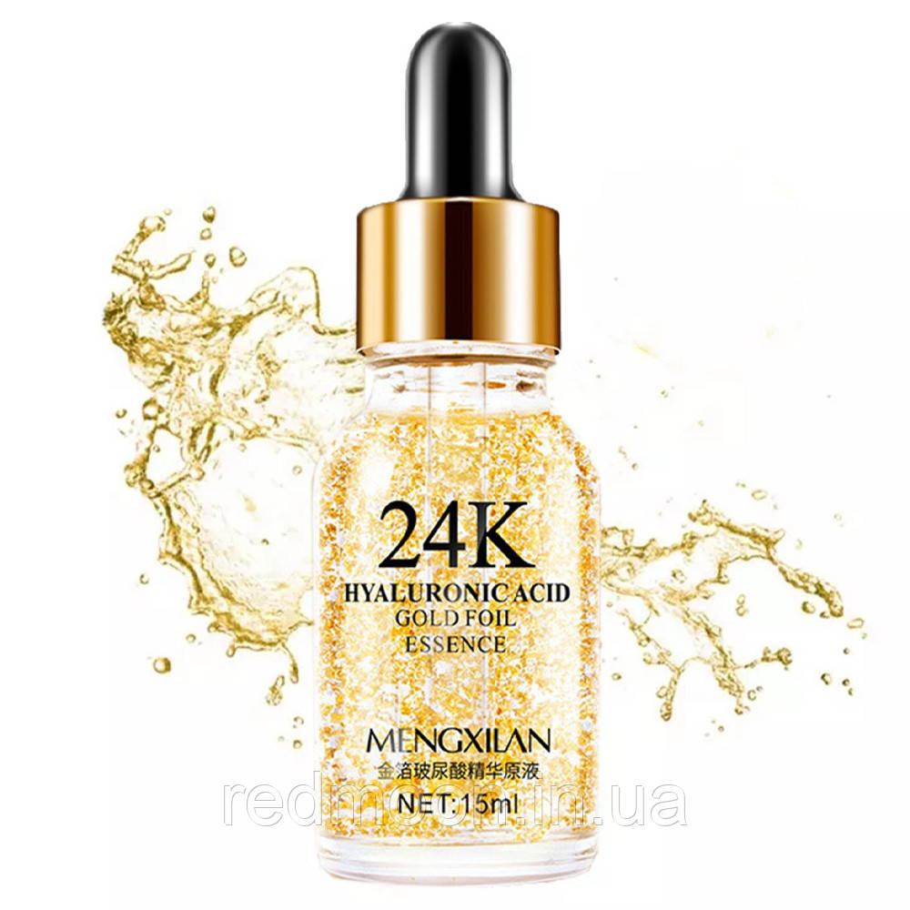 Антивікова сироватка з екстрактом золота 24K GoldZen №24К / Сироватка для обличчя, фото 1