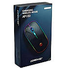 Бездротова мишка Zornwee AP100 з підсвічуванням на акумуляторі / Комп'ютерна миша / Комп'ютерна мишка, фото 10